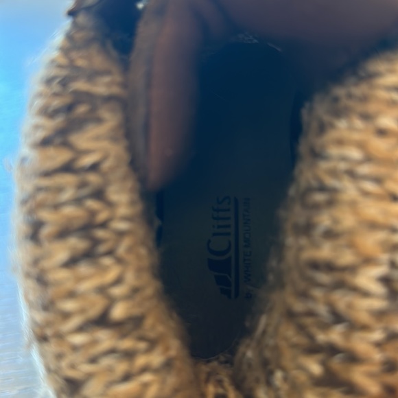 Cliff's by White Mountain Women Decker Brown Faux Leather Lace up Boots - Picture 9 of 9